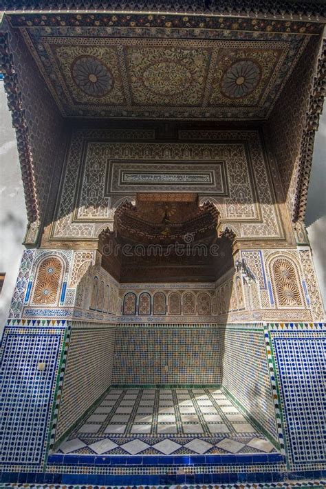 Interior of Bahia Palace in Marrakech, Morocco Editorial Stock Image - Image of courtyard ...