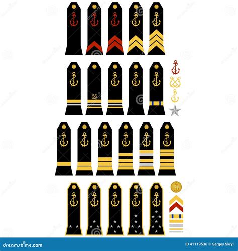 Insignia of the French Navy Stock Vector - Illustration of adornment ...