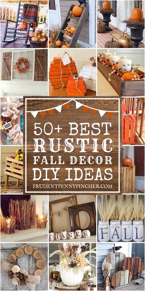 50 Rustic Fall Decor Ideas - Prudent Penny Pincher