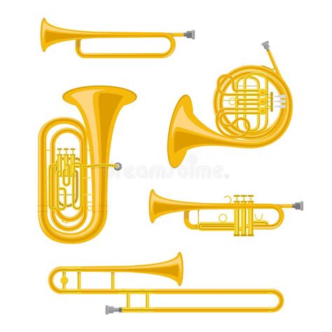 Cartoon Jazz Instruments