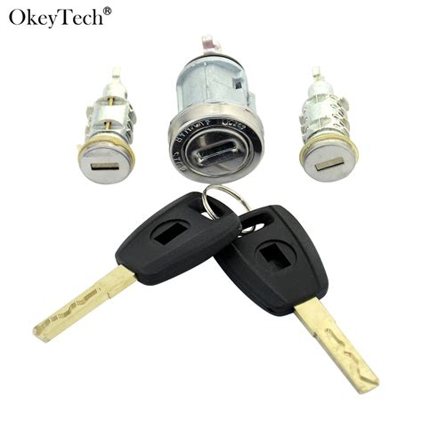 Aliexpress.com : Buy Okeytech New Lgnition Lock Set Key For Fiat Car Milling Lock Original Car ...