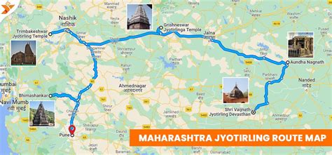 5 Jyotirlinga in Maharashtra, Route Map and Itinerary - YatraDham