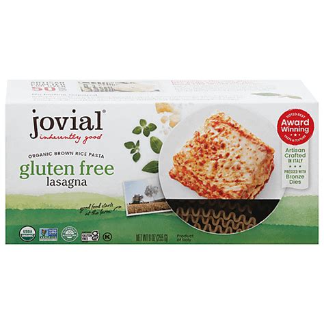 Jovial Foods Pasta Organic Brown Rice Lasagna | Pasta & Noodles | Foodtown