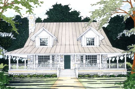 Plan 3000D: Special Wrap-Around Porch | Farmhouse plans, Farmhouse ...