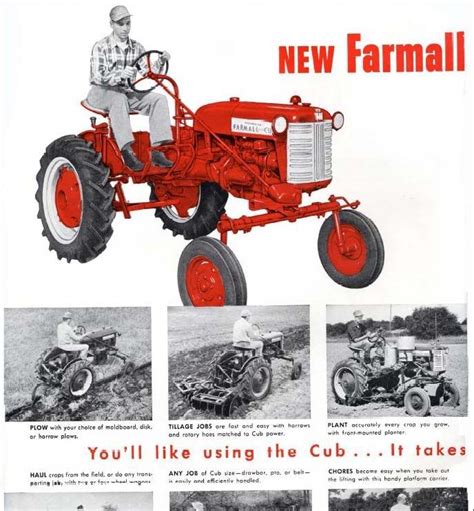 IH McCormick FARMALL CUB MANUAL PARTS CATALOG 1947-1964 for sale