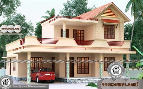 Double Story House Front Design with 3D Front Elevation Plan with Photos