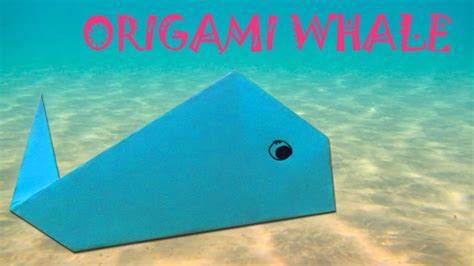 Origami Whale Tutorial - Origami Easy | Origami easy, Origami, Easy youtube