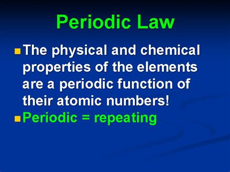 History of Periodic Table History of Periodic Table