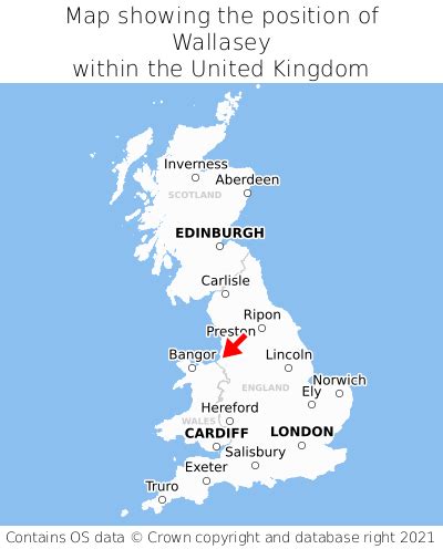 Where is Wallasey? Wallasey on a map