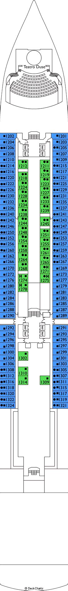 Costa Deliziosa Deck Plans, Ship Layout & Staterooms - Cruise Critic