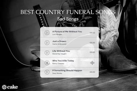 50+ Best Country Songs to Play at a Funeral or Memorial | Cake Blog ...