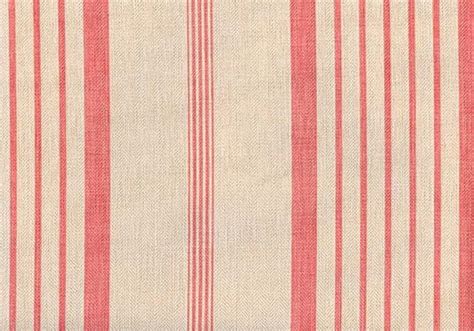 Pink Ticking Linen Fabric | Linen upholstery fabric, Ticking stripe curtains, French upholstery ...