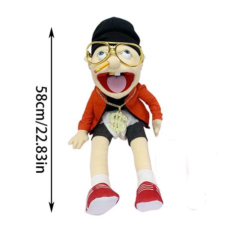 Jeffy Puppet Soft Plush Toy Rapper Plush, Rapper Jeffy Soft Hand Puppet ...