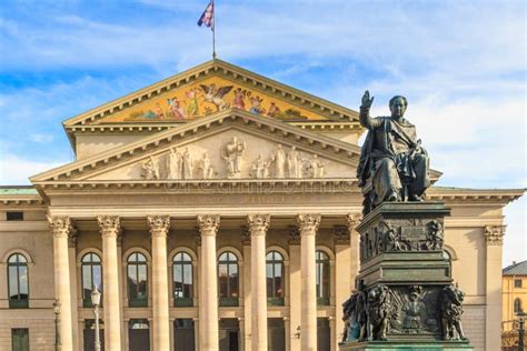 Munich, Bayerische Staatsoper Stock Photo - Image of maxjosephplatz ...