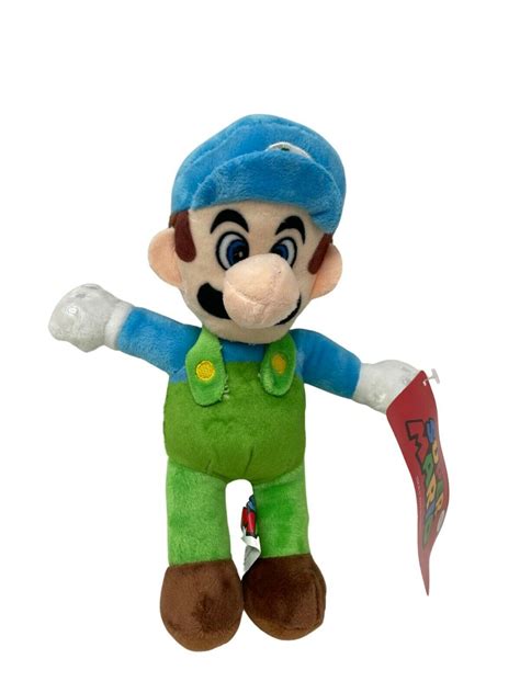 Nintendo Official Ice & Fire Super Mario Full body Soft Plush, 8.5 ...