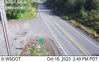 WSDOT - SR 4 at MP 22.2: KM Mountain - Washington State Traffic Cameras