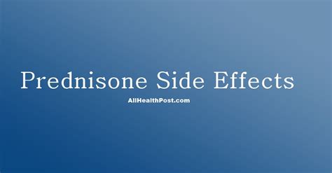 13+【Prednisone Side Effects】of Short & Long Term