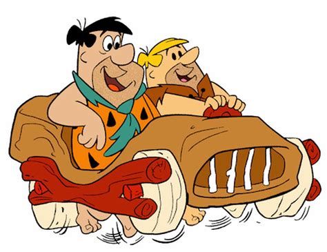 Cartoon Flintstones: The Flintstones' Car