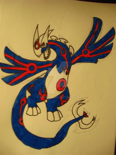 Kyogre Lugia fusion colored by Kyrifian on DeviantArt