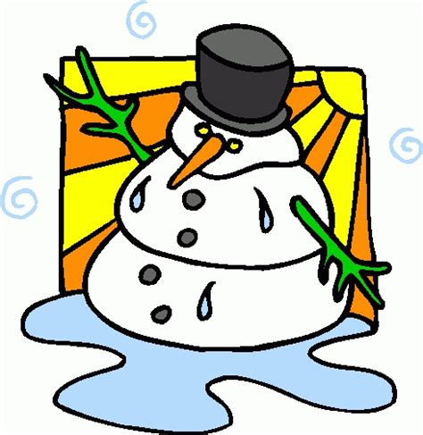 melted snowman clipart - Clipground