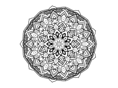 Mandala Coloring Pages Colored - viajesdeamor135