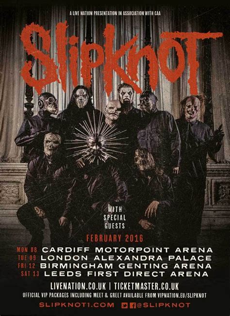 Slipknot’s 2016 UK Tour Support Confirmed | Kerrang!