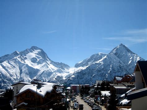 Alpine skiing Les Deux Alpes Isere Rhone Alpes France