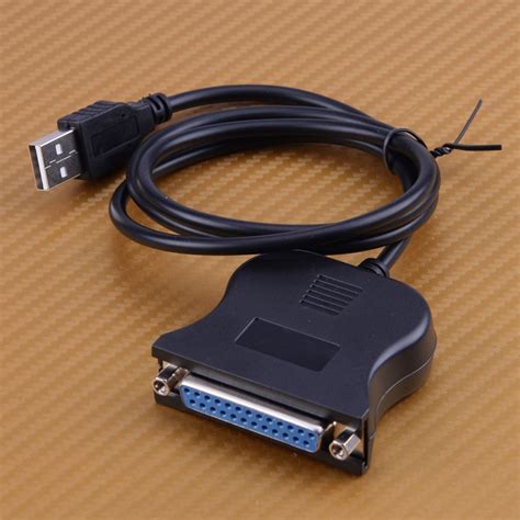 USB to 25-Pin DB25 Parallel Printer Cable Adapter PC LPT for Windows 98 ...