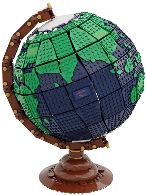 LEGO Ideas-project Earth Globe ontvangt 10.000 stemmen · BrickTastic