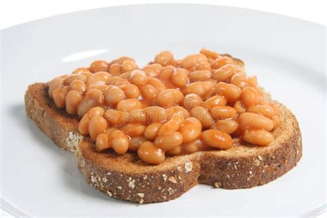 Baked Beans on Toast stock image. Image of eating, closeup - 1895291