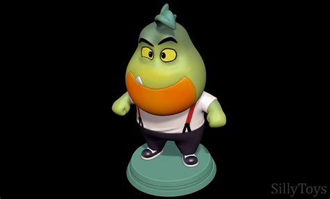 Mr. Piranha - The Bad Guys 3D Model by SillyToys