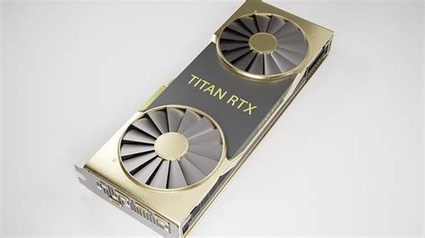 nvidia titan rtx gaming graphics card 3D model | CGTrader