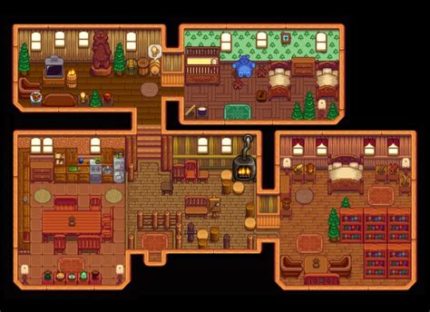 Stardew Valley - Standard Farm | Log cabin interior - with a… | Flickr