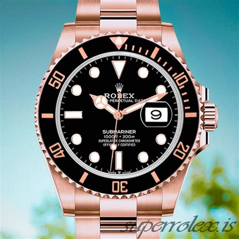 Rolex Submariner Men's 126605 41mm Automatic Rose Gold-tone - Fake ...