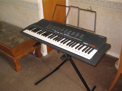 Yamaha PSR-18 stereo keyboard(with stand and music notes stand and also dust cover) | in Wareham ...