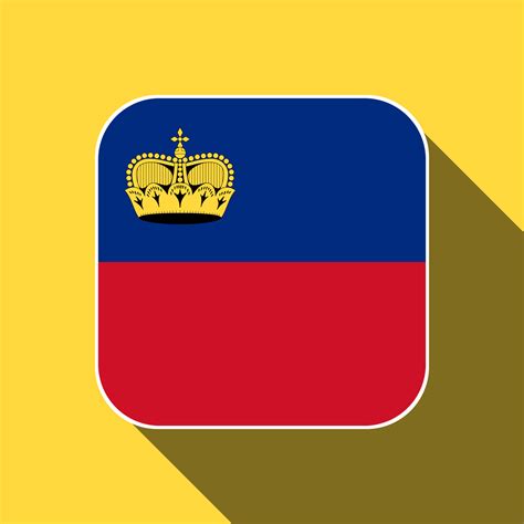 Liechtenstein flag, official colors. Vector illustration. 11587509 ...