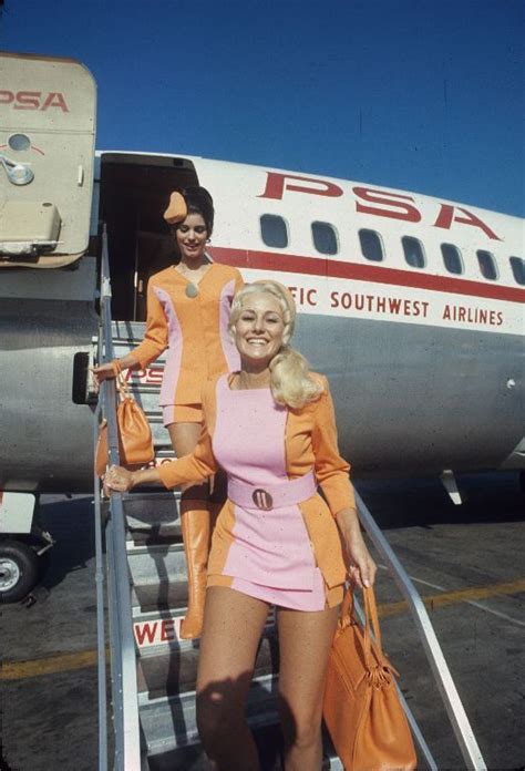 File:Pacific Southwest Airlines female flight attendants.jpg ...