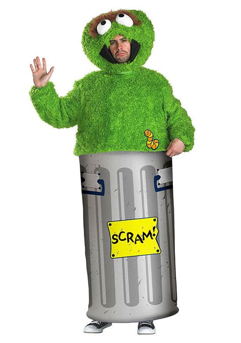 Adult Oscar the Grouch Costume | Sesame Street Costumes