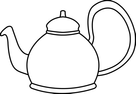 Teapot Coloring Pages