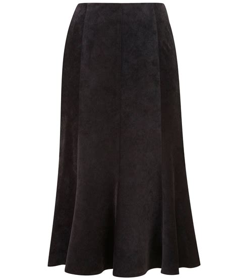 Cc Black Chevron Fit Flare Skirt in Black | Lyst