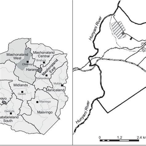 Study site location at Chinhoyi University of Technology experimental ...