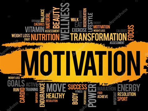 MOTIVATION word cloud, fitness — Stock Photo © dizanna #98762806