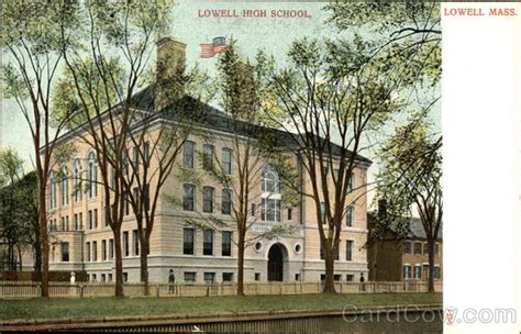 Lowell High School Massachusetts Postcard