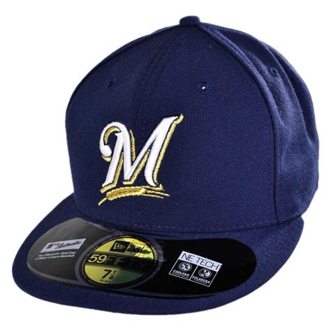 New Era Milwaukee Brewers MLB Game 59Fifty Fitted Baseball Cap MLB ...