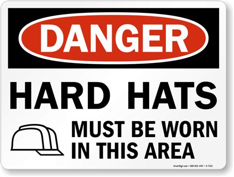 Hard Hat Area Signs | Bilingual Hard Hat Area Signs