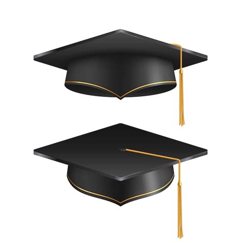 Premium Vector | Graduation cap isolated on white background