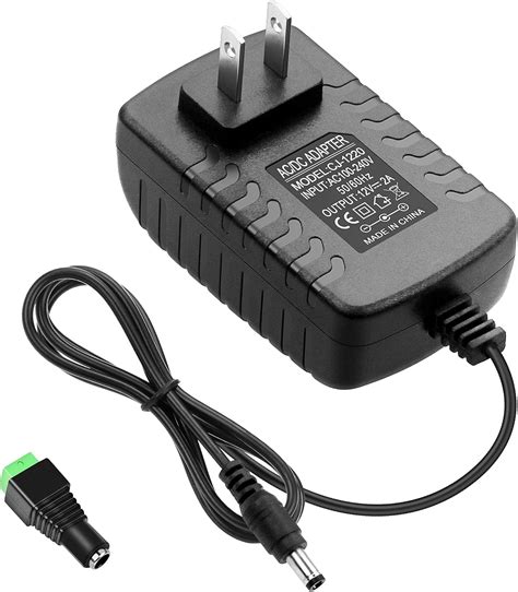 ALITOVE 12V DC Power Supply 2A 24W AC/DC Adapter 100~240V AC to DC 12 Volt 2 Amp 1.8A 1.5A 1.2A ...