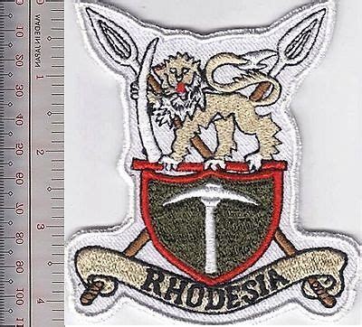 Rhodesia Army Rhodesian Defence Force RDF National Army Crest Insignia type 1 sm | eBay