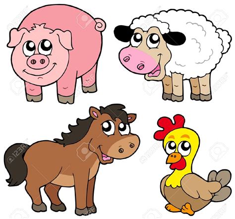 farm animals cartoon clipart - Clipground