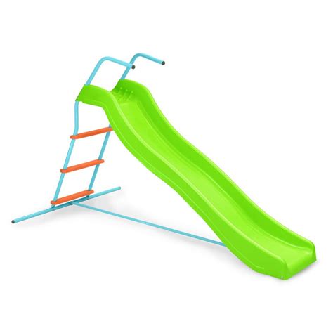 Pure Fun 6 ft. Wavy Kids Slide-9305WS - The Home Depot